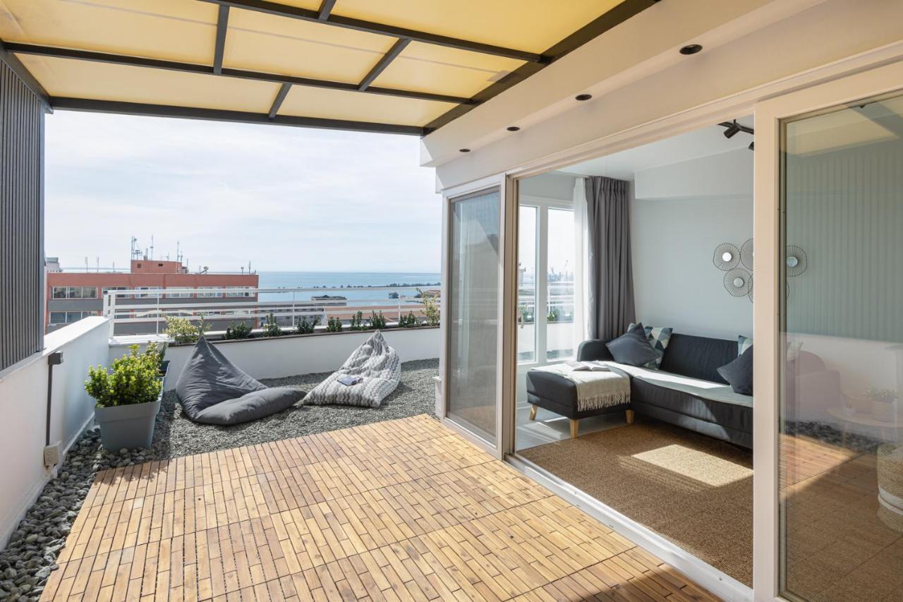 Port De L'Eau Roof Garden Lejlighed Thessaloníki Eksteriør billede